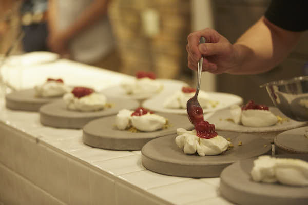 ブッラータデザート