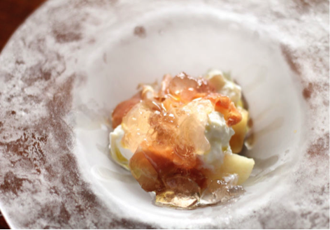 ブッラータの前菜