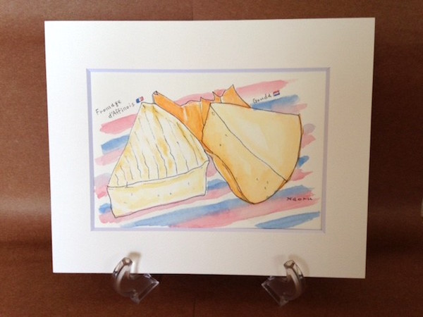 6/13(水)開催「チーズの水彩画を描いてみよう!」 6/13(水)開催「チーズの水彩画を描いてみよう!」